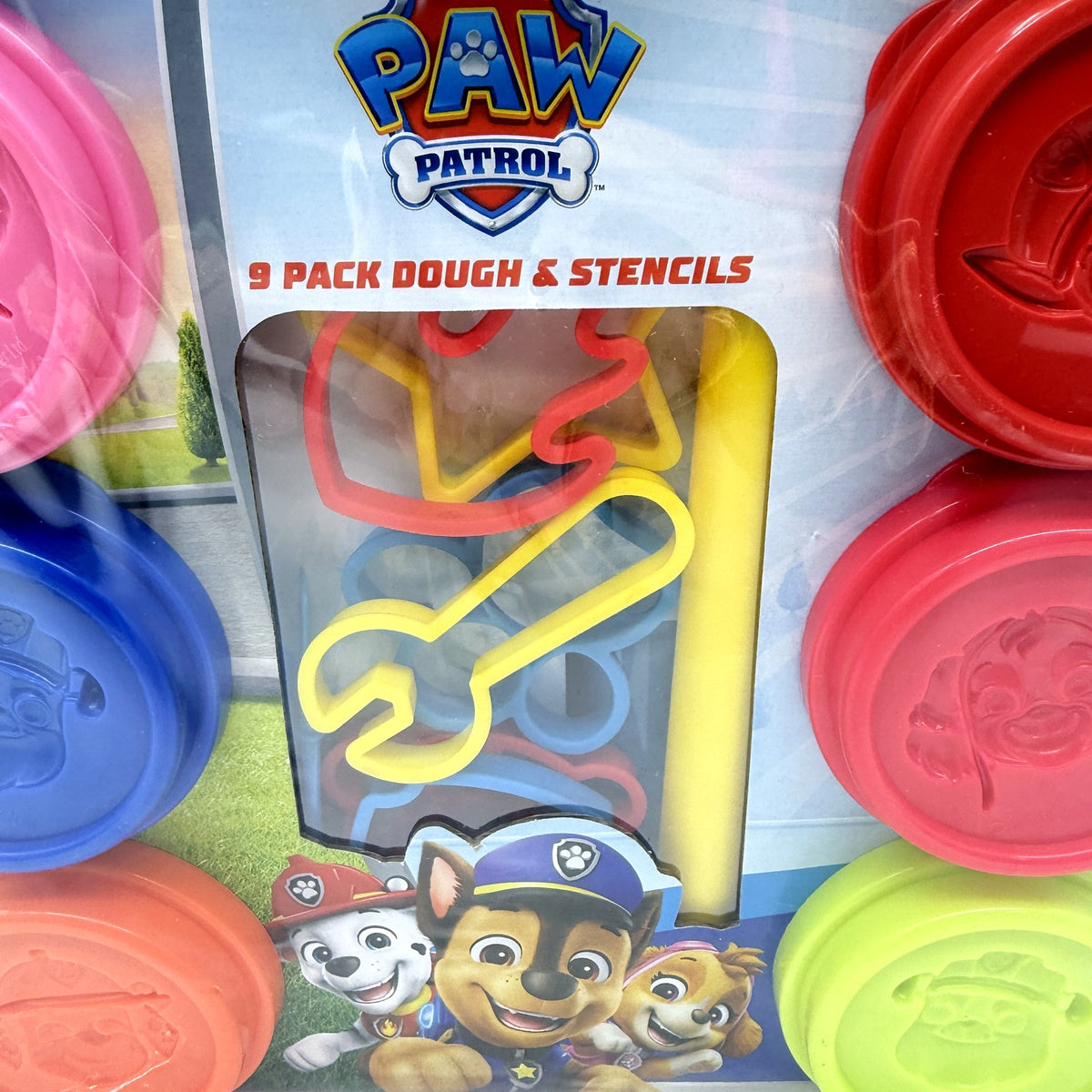 Paw Patrol Dough and Stencils Craft Set for Kids, Multicolor, Ages 3+ NEW