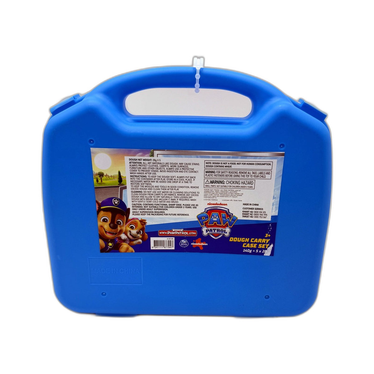 Nickelodeon Paw Patrol Dough Portable Travel Carry Case Set NEW