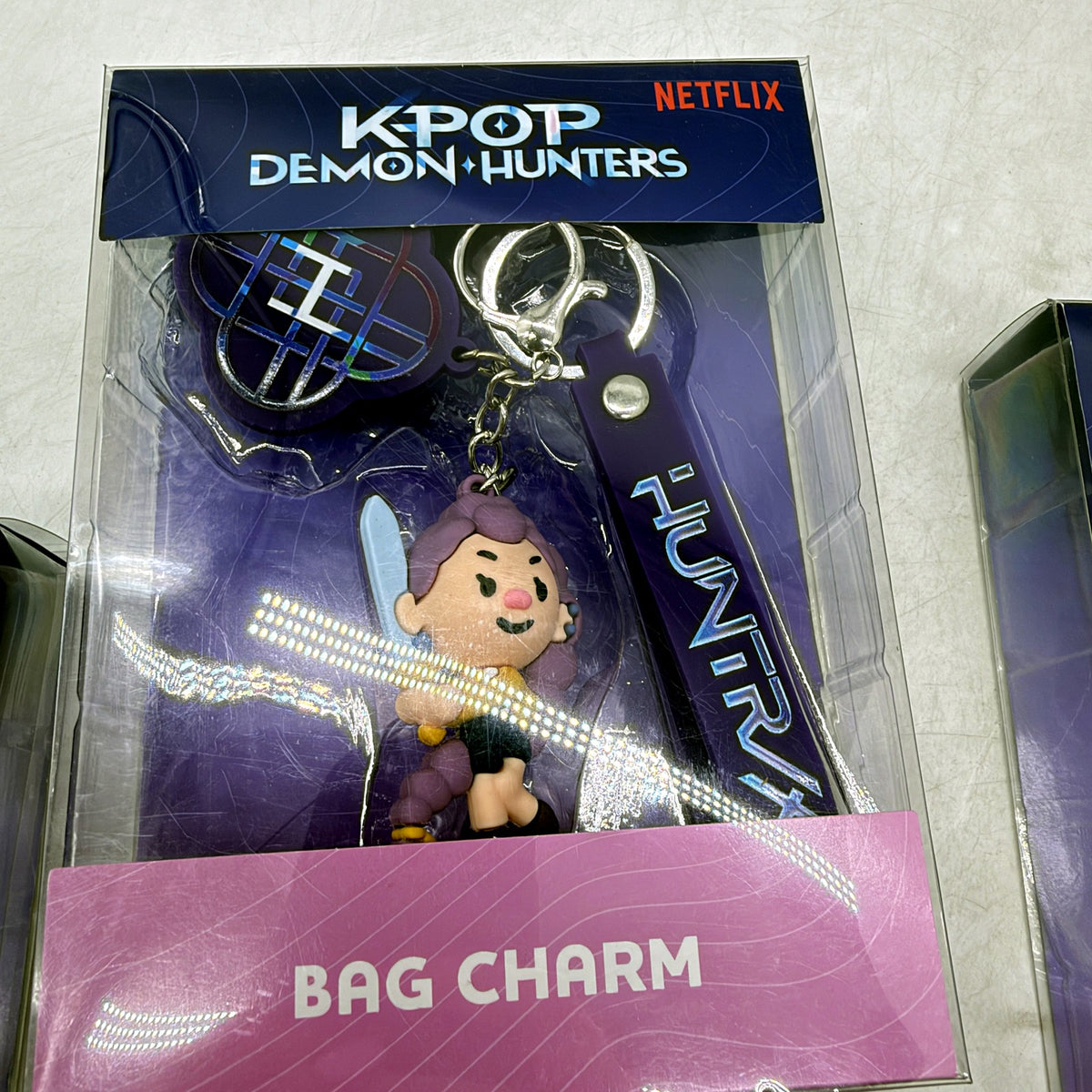 Kpop Demon Hunters Bag Charm Collectible Keychain Multi Color 4 Pack NEW