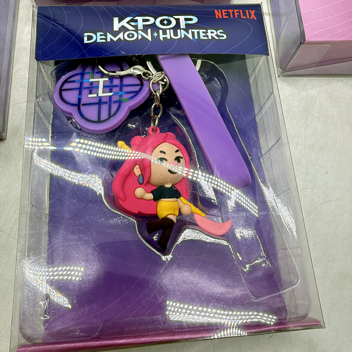 Kpop Demon Hunters Bag Charm Collectible Keychain Multi Color 4 Pack NEW