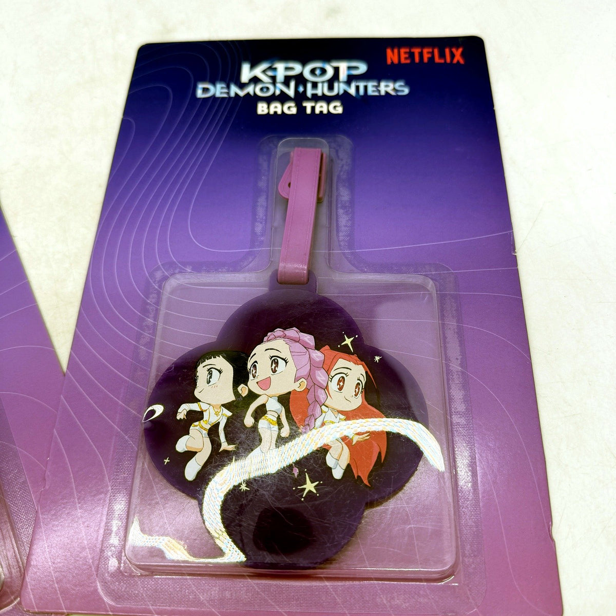Kpop Demon Hunters 2-Pack Netflix Anime Collectible Bag Tags NEW