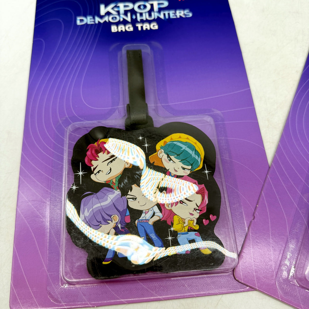 Kpop Demon Hunters 2-Pack Netflix Anime Collectible Bag Tags NEW