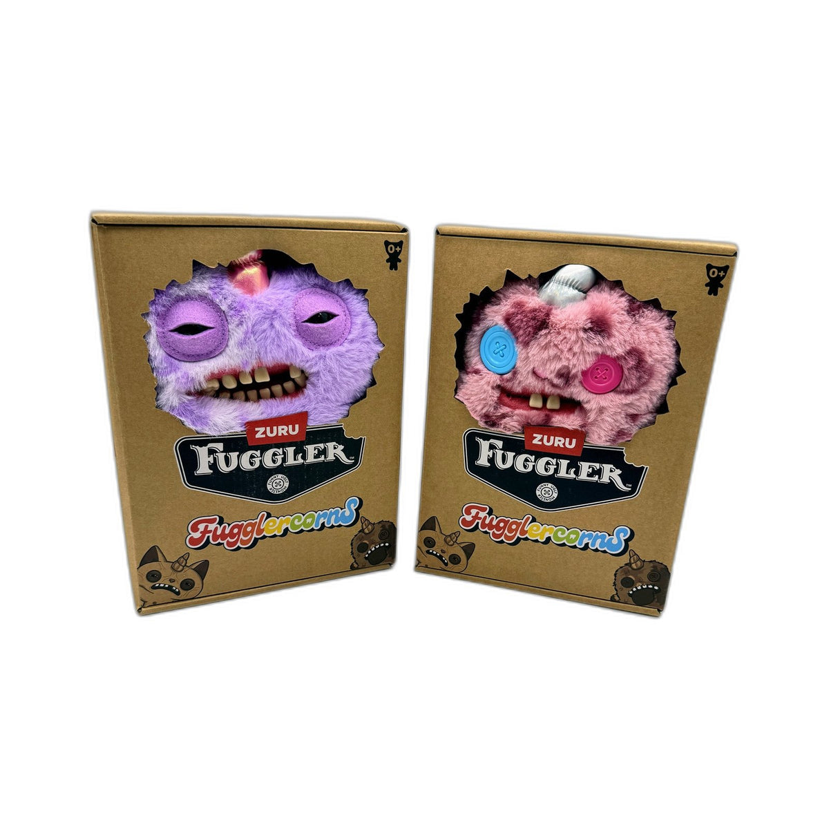 Zuru Fuggler Fugglercorns Cute Fuzzy Monster Collectable Stuffed Animals NEW