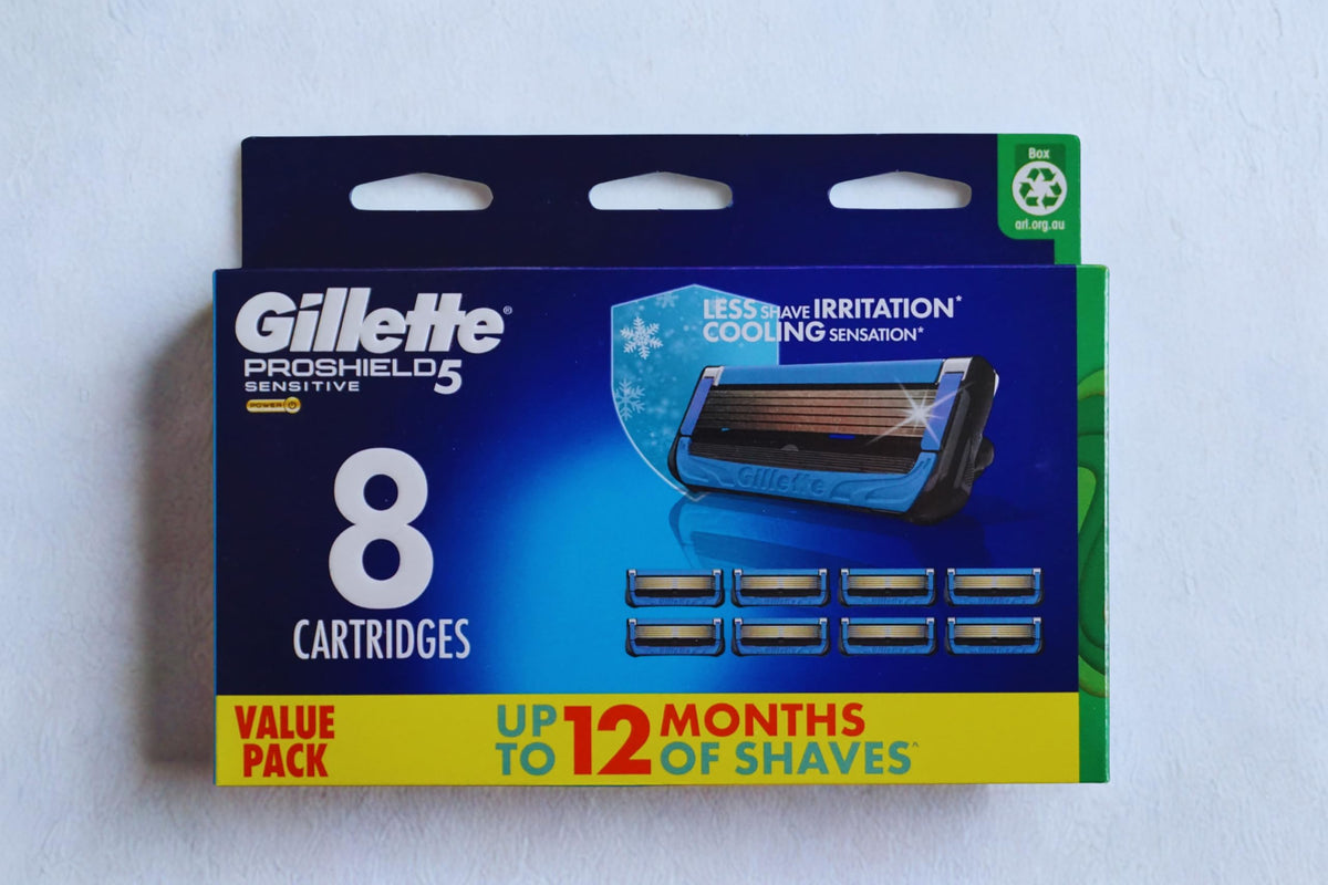 Gillette Fusion ProShield Sensitive Power Razor Cartridges, 8 Count - NEW