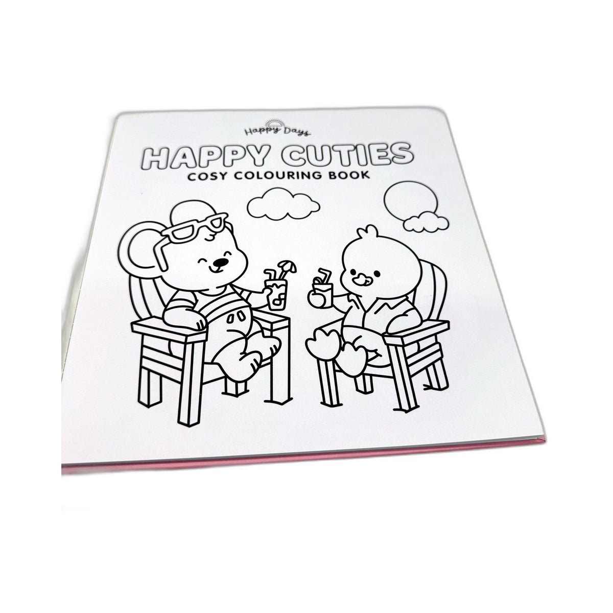 Happy Days Scooty Cuties & Happy Cuties Coloring Book 2 Pack Blue Pink NEW