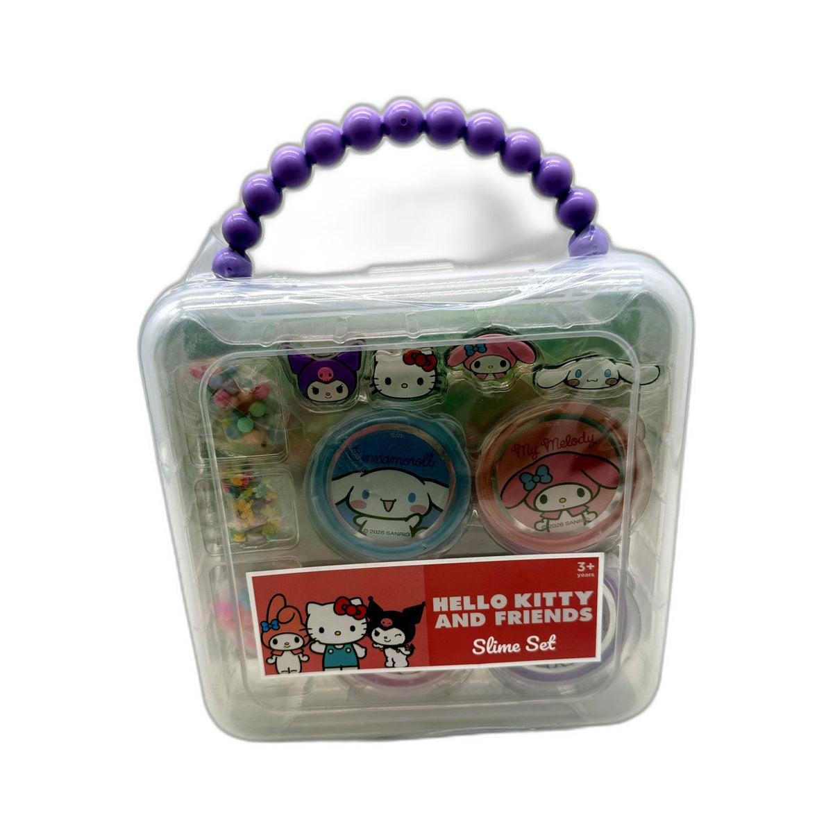Hello Kitty and Friends Slime & Jewellery Set, 2 Pack Multi-Color Ages 3 + NEW