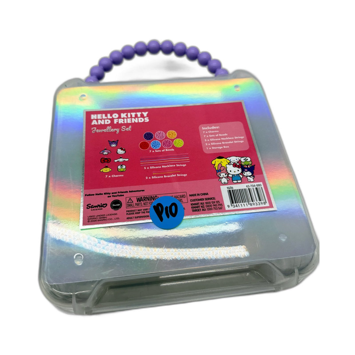 Hello Kitty and Friends Slime & Jewellery Set, 2 Pack Multi-Color Ages 3 + NEW