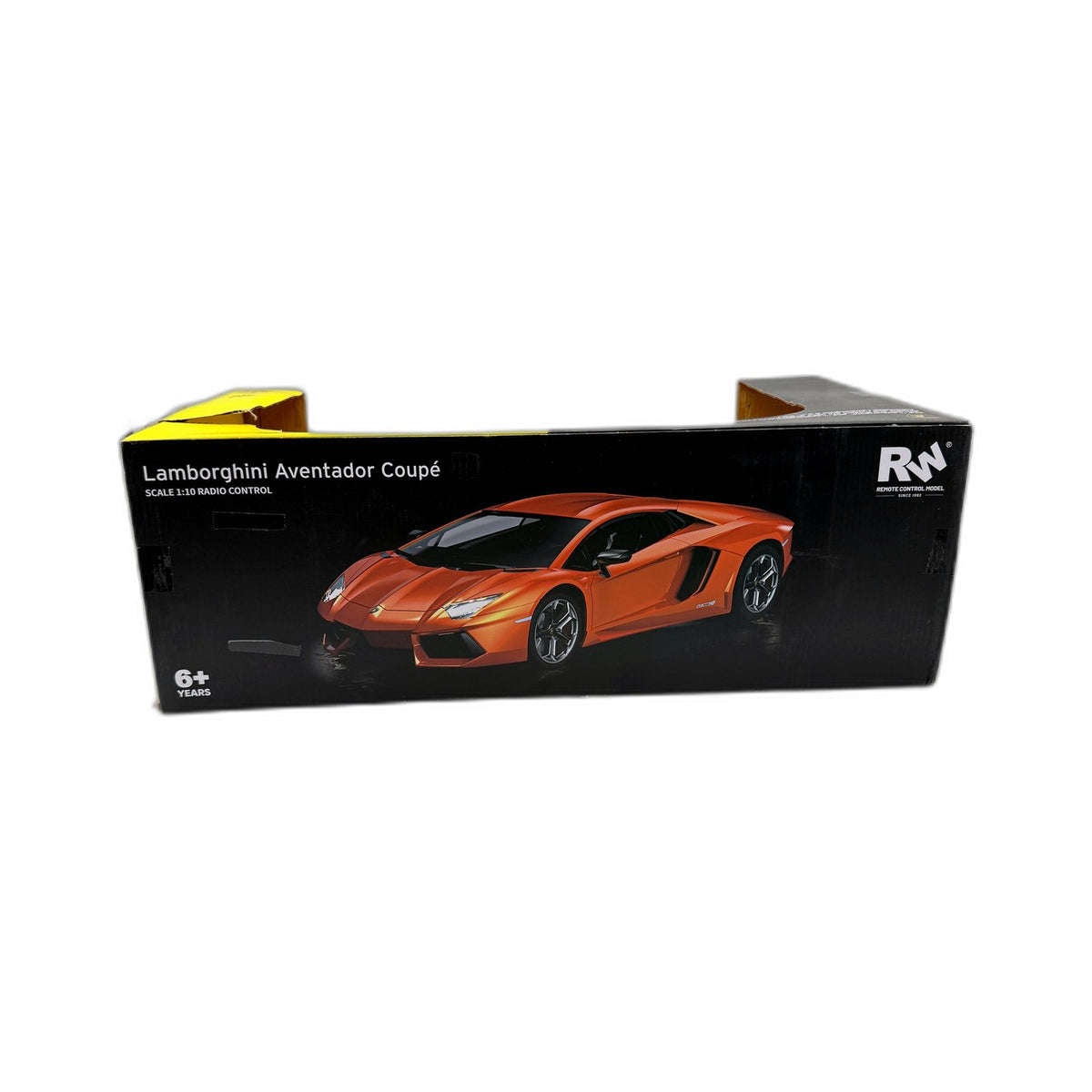 Lamborghini Aventador Coupe Remote Control Toy Car, 1:10 Scale, Orange, DEMO