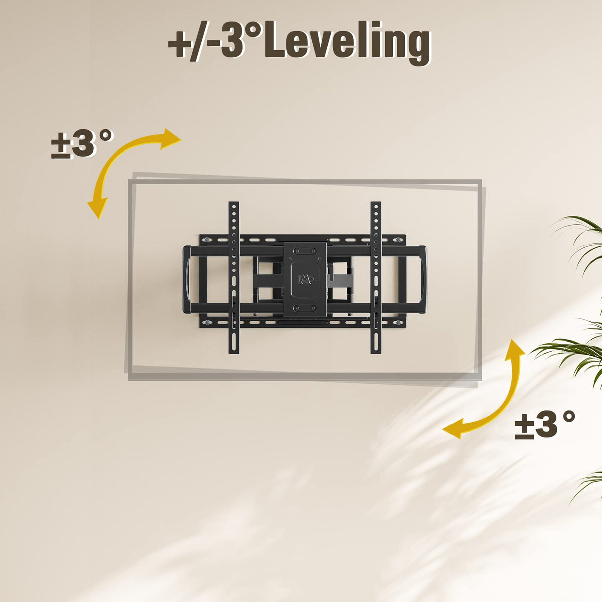 Mounting Dream Black TV Wall Mount Bracket for 42-90 Inch TVs up to 132 lbs DEMO