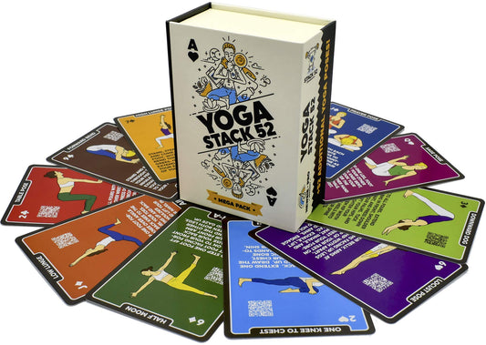 Stack 52 Yoga Exercise Card Mega Pack - 107 Deck Fitness Training Cards NEW
