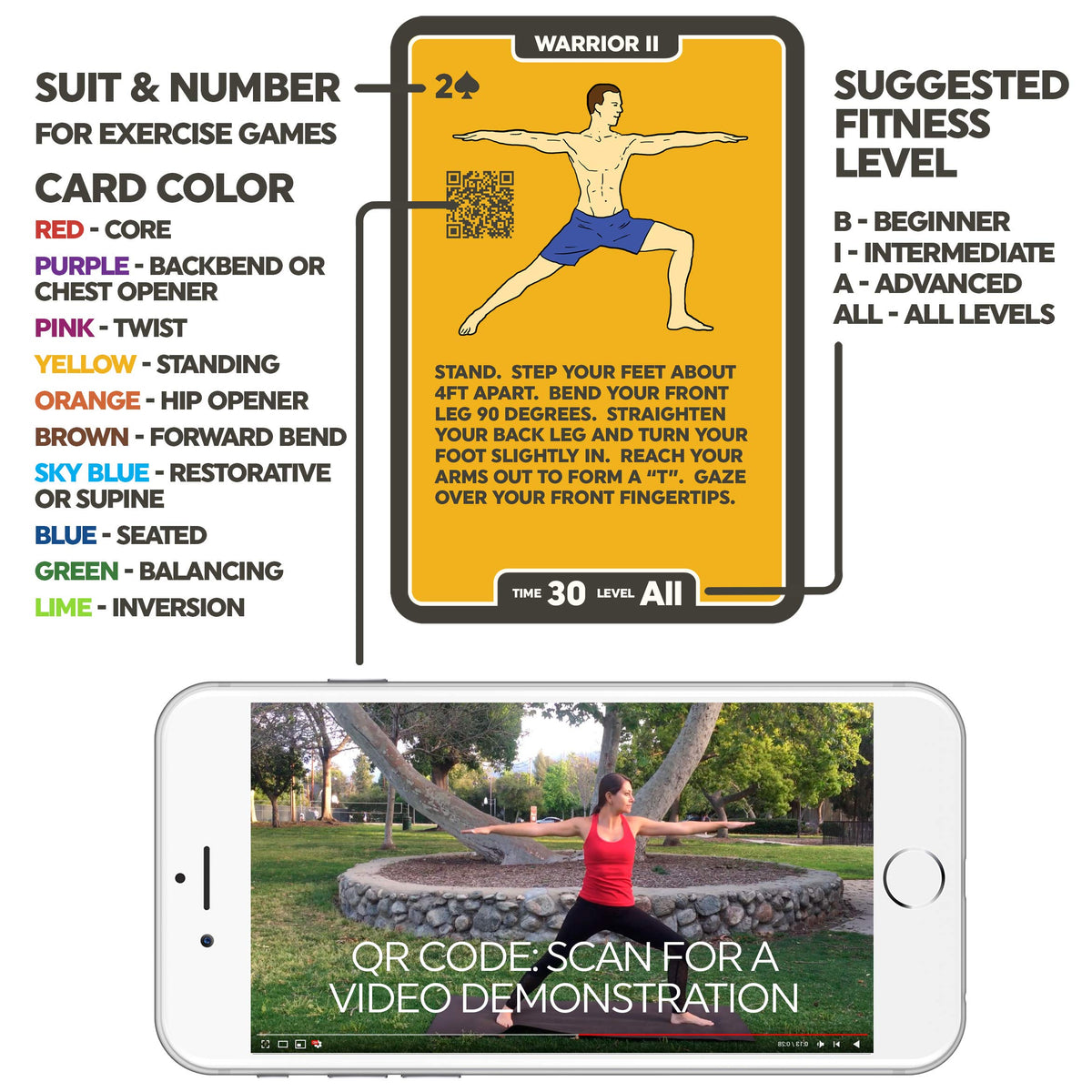 Stack 52 Yoga Exercise Card Mega Pack - 107 Deck Fitness Training Cards NEW