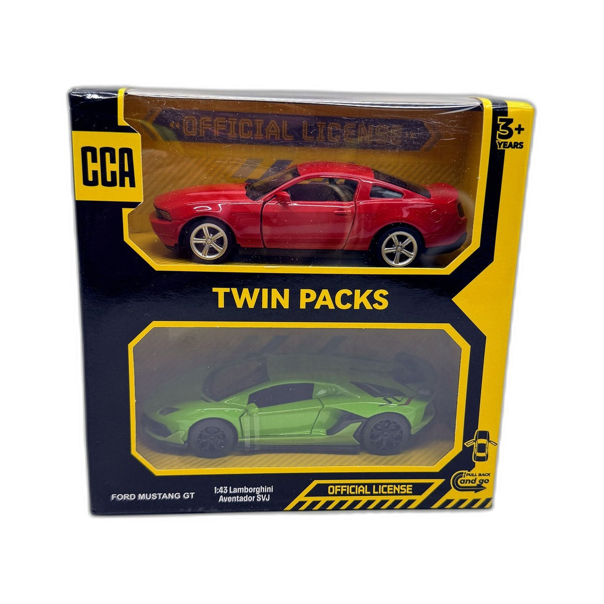 CCA 1:43 Scale Die Cast Collectible Ford Mustang GT & Lamborghini SVJ Cars NEW