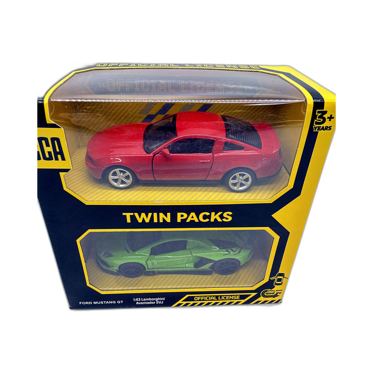 CCA 1:43 Scale Die Cast Collectible Ford Mustang GT & Lamborghini SVJ Cars NEW