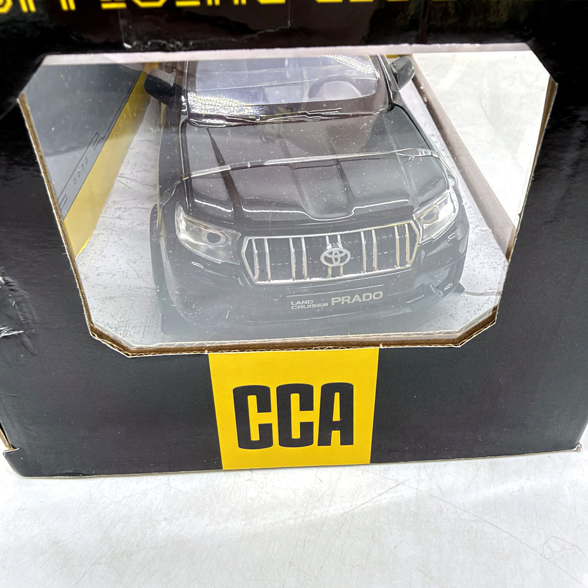 CCA Collectable 1:24 Scale Toyota Land Cruiser Prado Diecast Toy Car, Black NEW