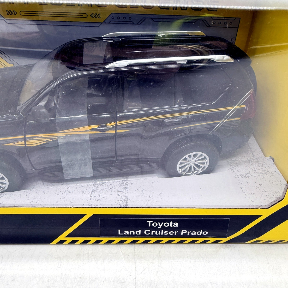 CCA Collectable 1:24 Scale Toyota Land Cruiser Prado Diecast Toy Car, Black NEW
