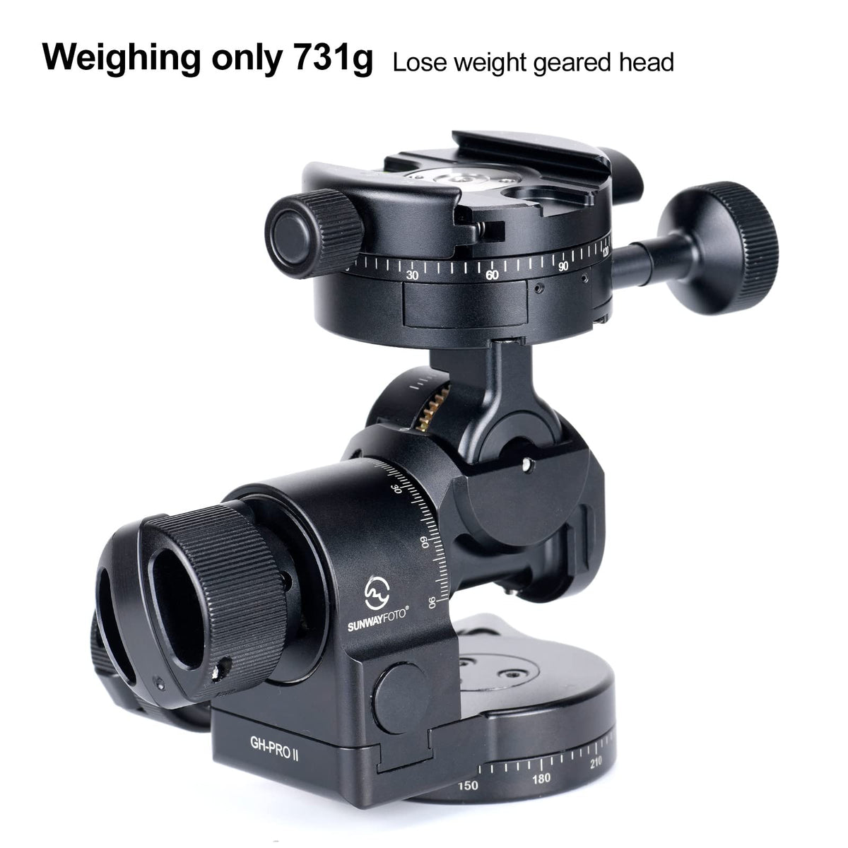 Sunwayfoto Geared Head Tripod with 3D Independent Adjustment in Black NEW
