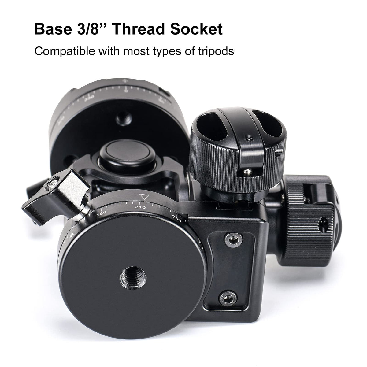 Sunwayfoto Geared Head Tripod with 3D Independent Adjustment in Black NEW