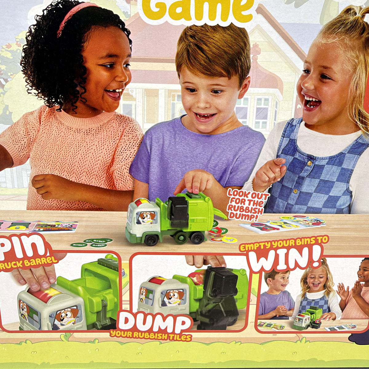 Bluey Garbage Truck Rubbish Run Game for 2-4 Players Ages 4+ NEW