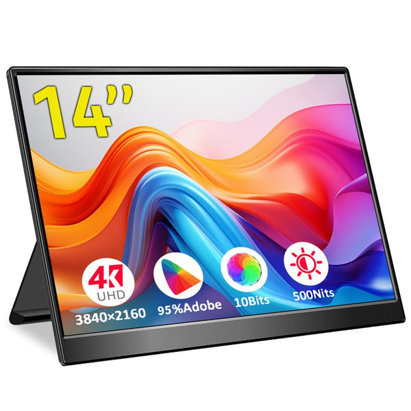 Magedok 14" Portable USB-C Monitor 4K 10-Bit HDR Adobe 95% NEW