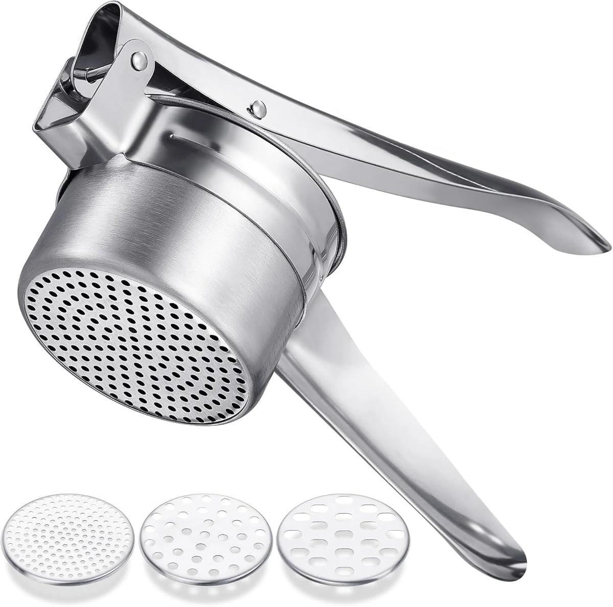 Stainless Steel Potato Ricer Heavy Duty Large Capacity Masher Kitchen Tool NEW