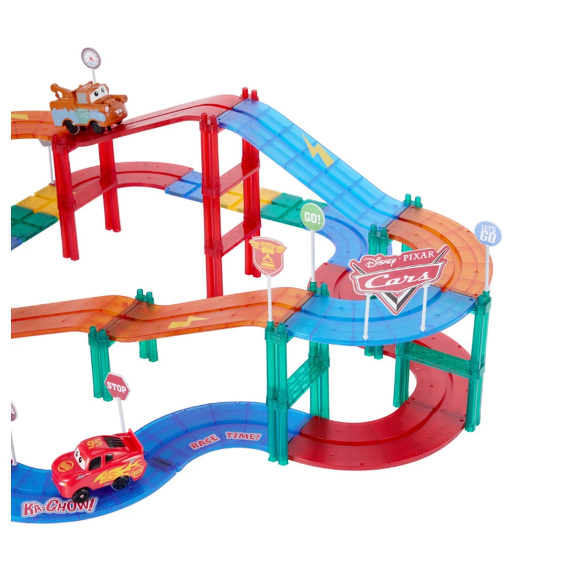 Disney Pixar Cars Magnetic Playset - 103 Piece Multicolor Toy Set for Kids DEMO