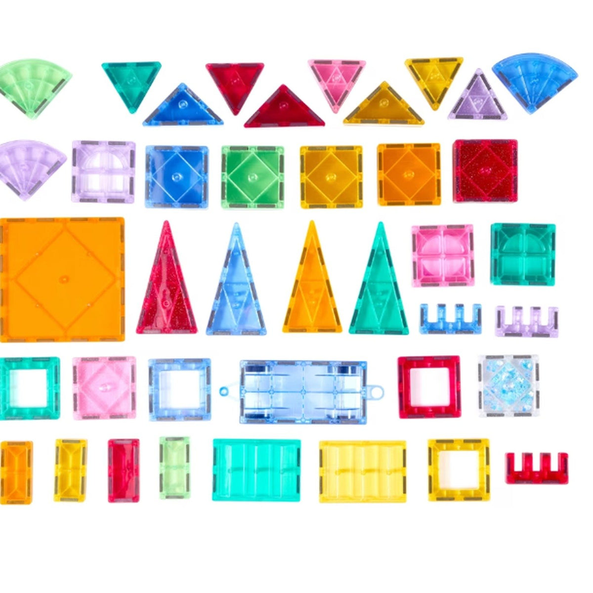 Magnetic Building Tiles Starter Castle 100 Pc Construction Set Ages 3+ DEMO