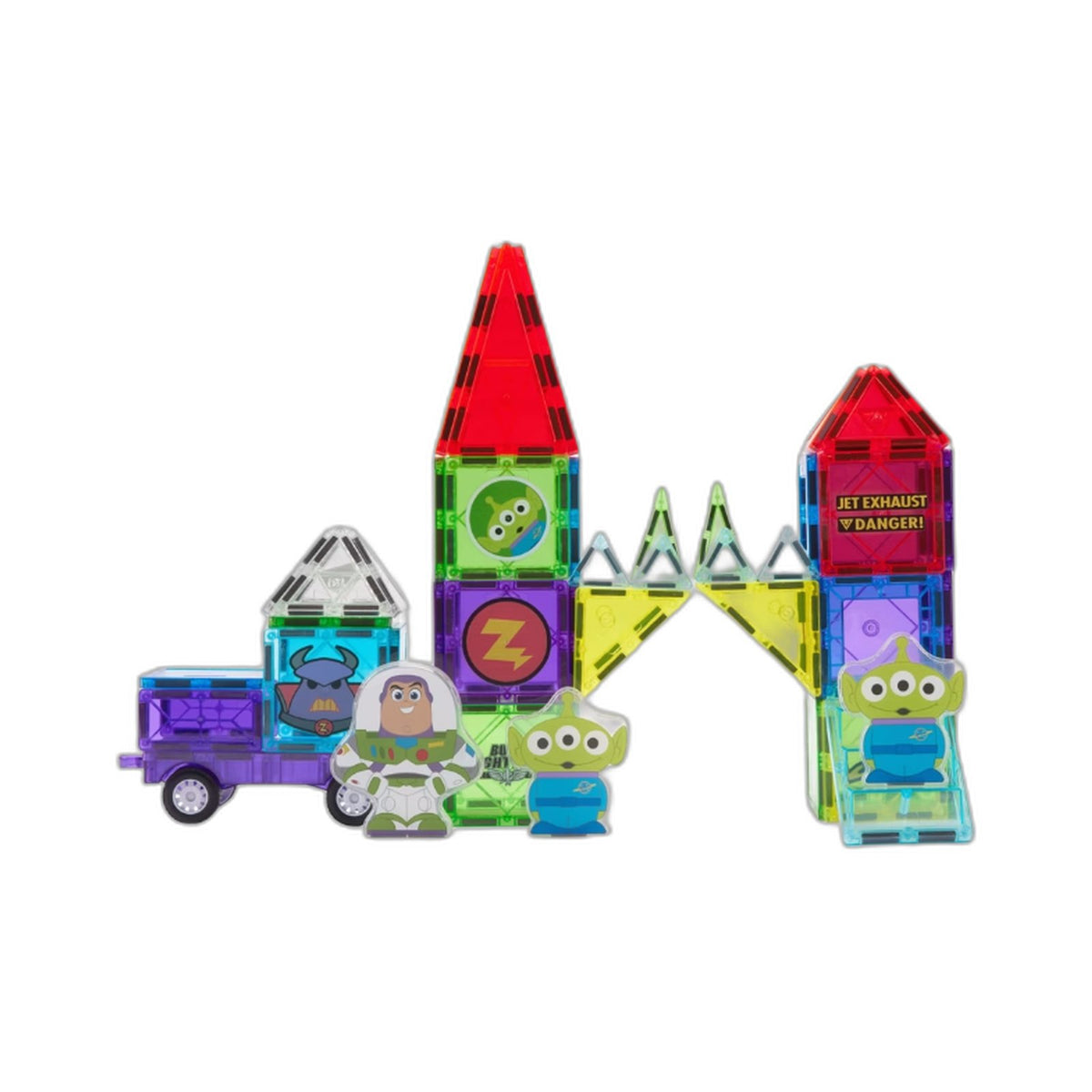 Magnetiics Toy Story Magnetic Building Tiles Disney Pixar Multicolor DEMO