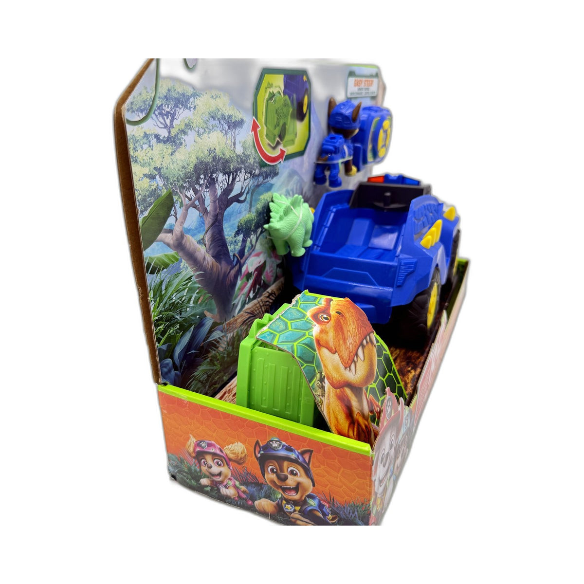 Paw Patrol Dino Tow & Dash Remote Control Dinosaur Toy Vehicle Multi Color NEW