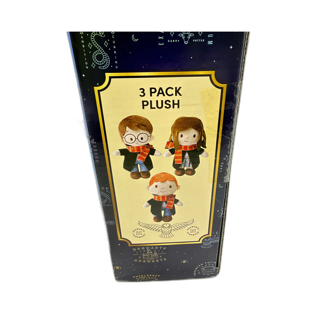 Harry Potter Hermione Granger & Ron Weasley Plush Toy Set, Multi Color NEW