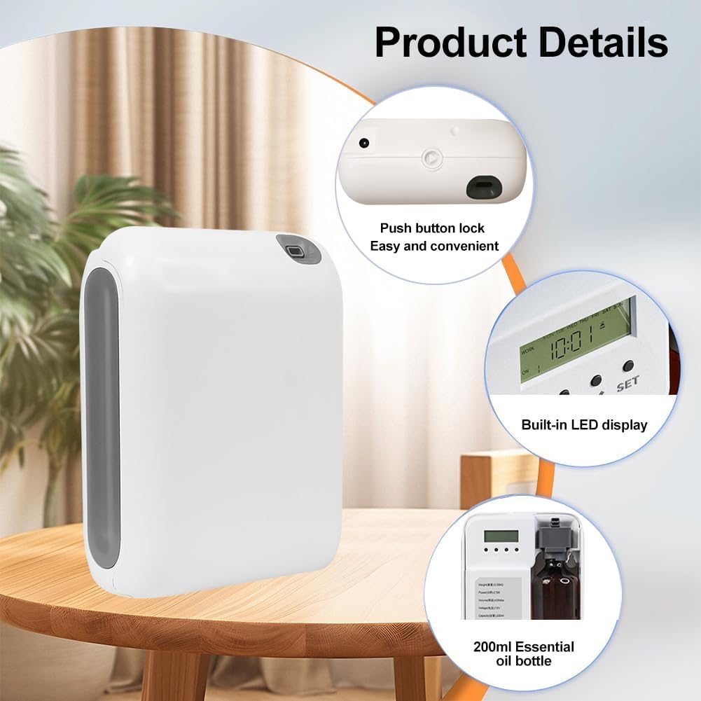 CHAOFLIGHT Waterless Essential Oil Diffuser with Cold-Air Tech 1500 White NEW