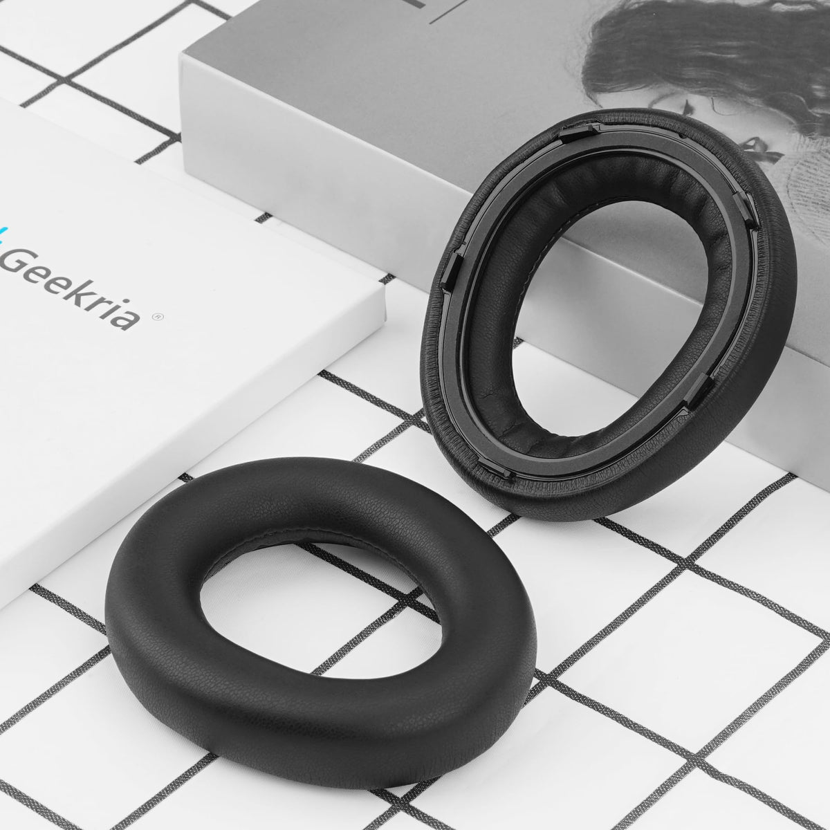 Geekria Replacement Earpads Ear Pads for Beyerdynamic AVENTHO Headphones NEW