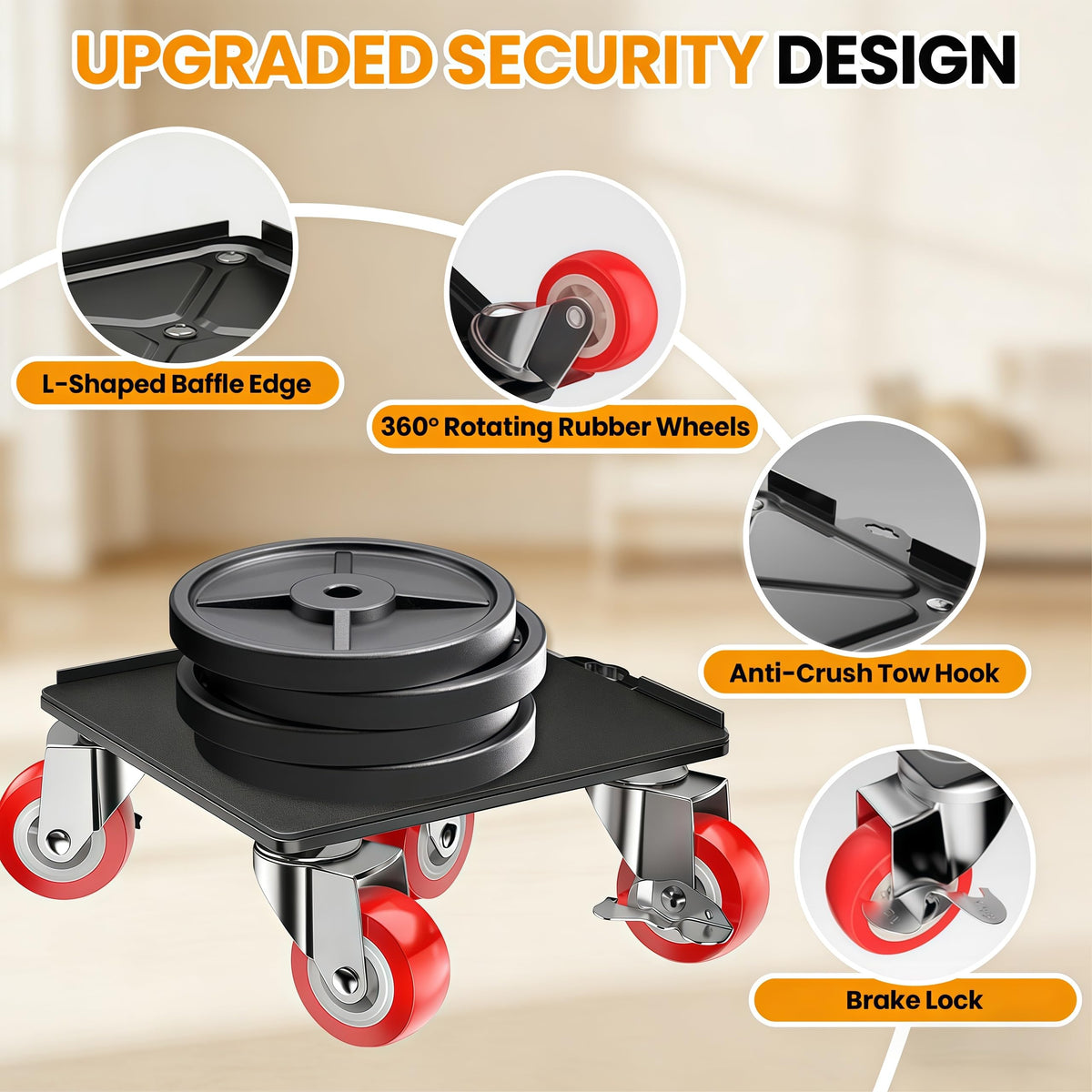 IGERCN Heavy Duty Furniture Lifter & Fridge Mover Set 1690KG Capacity NEW