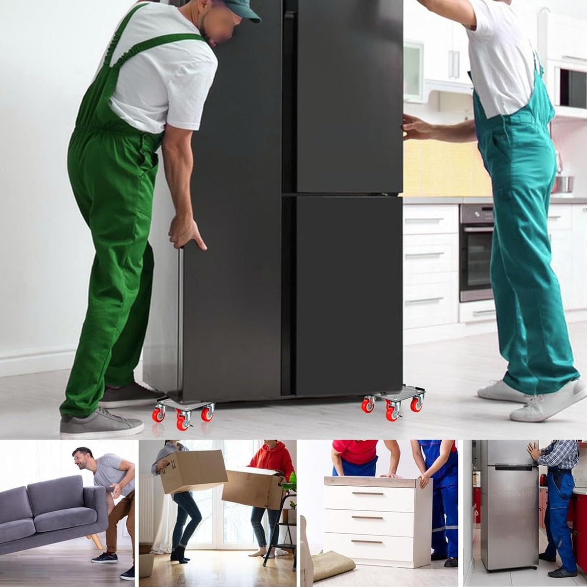 IGERCN Heavy Duty Furniture Lifter & Fridge Mover Set 1690KG Capacity NEW