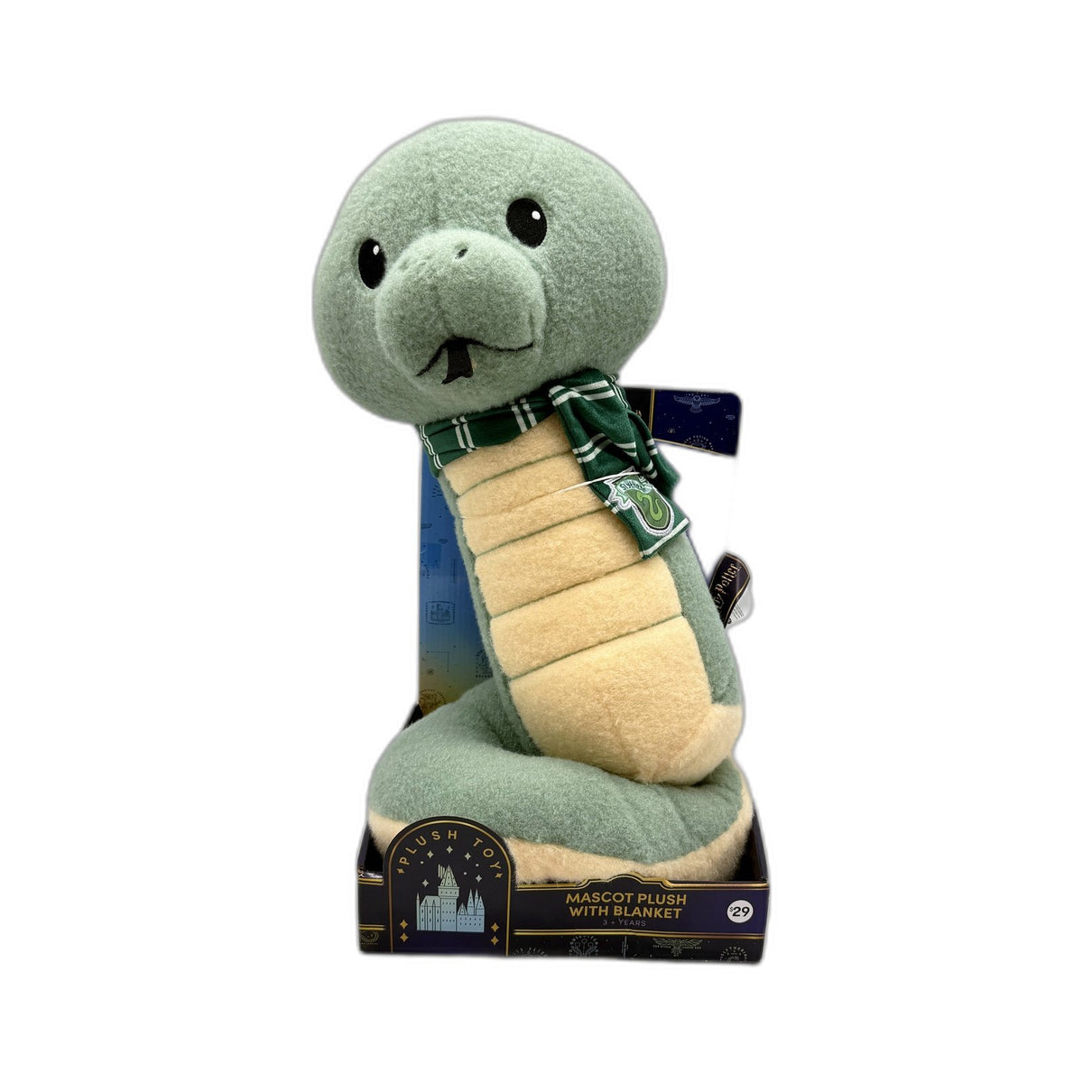Harry Potter Magical Green Snake Mascot Plush & Blanket for Ages 3 + NEW