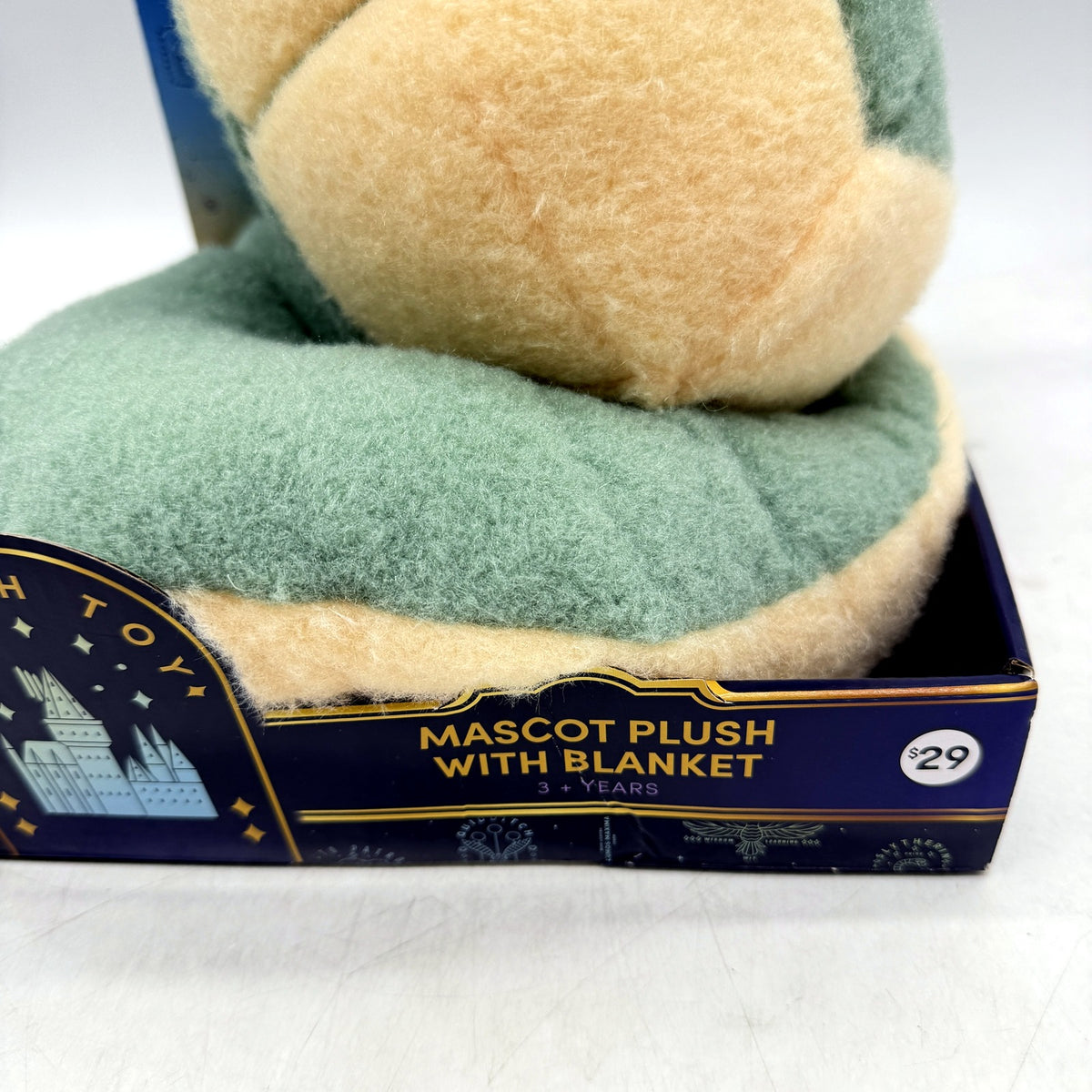 Harry Potter Magical Green Snake Mascot Plush & Blanket for Ages 3 + NEW