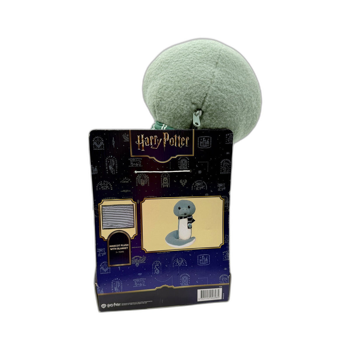 Harry Potter Magical Green Snake Mascot Plush & Blanket for Ages 3 + NEW