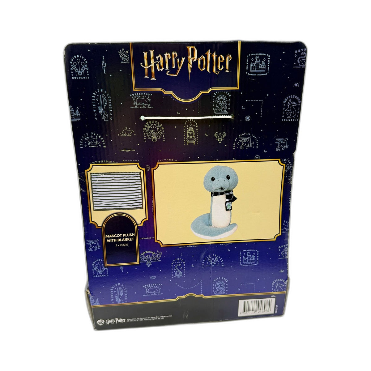 Harry Potter Magical Green Snake Mascot Plush & Blanket for Ages 3 + NEW
