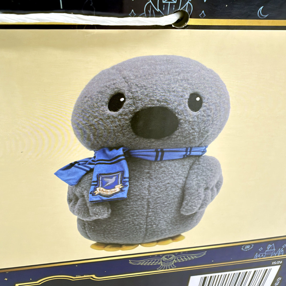 Harry Potter Gray Mascot Plush Toy with Soft Fleece Blanket for Ages 3+ NEW