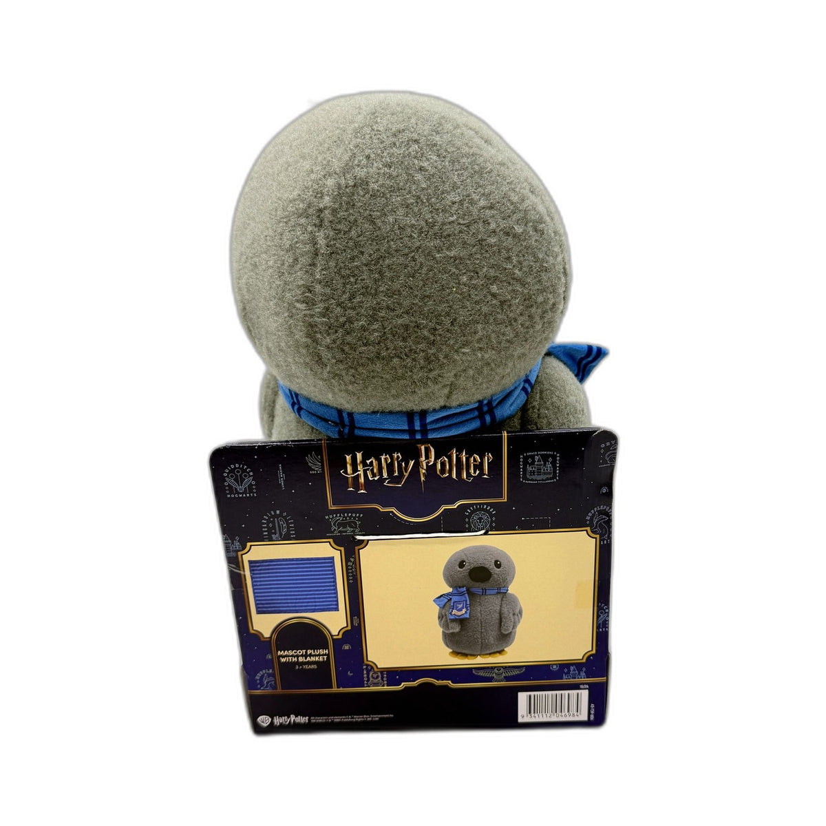 Harry Potter Gray Mascot Plush Toy with Soft Fleece Blanket for Ages 3+ NEW