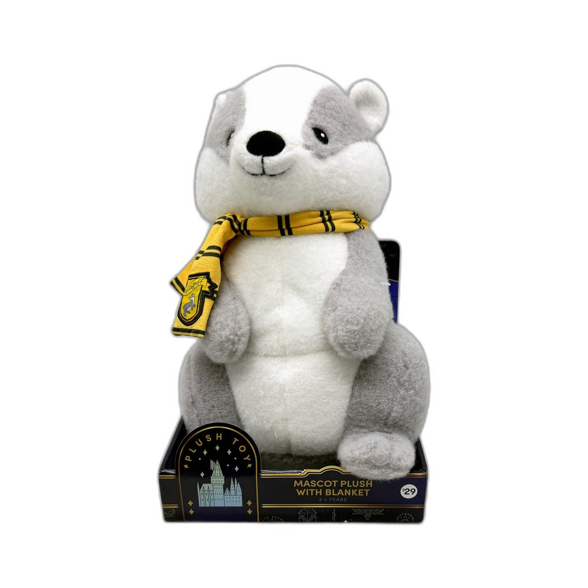 Harry Potter Badger Mascot Plush & Blanket Soft Cuddly Collectible NEW