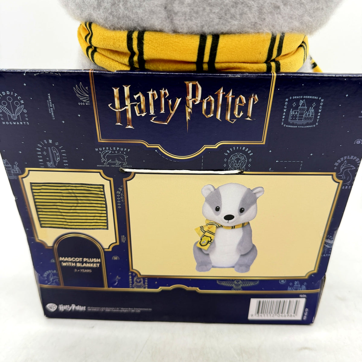 Harry Potter Badger Mascot Plush & Blanket Soft Cuddly Collectible NEW