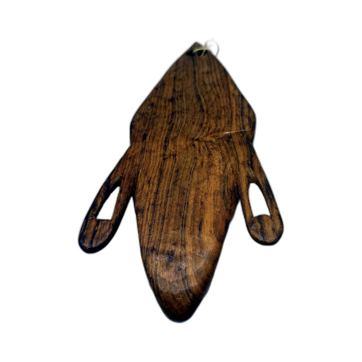 Handmade Rustic Wooden Traditional Tribal Mask Wall Decor Brown Wood Tones
