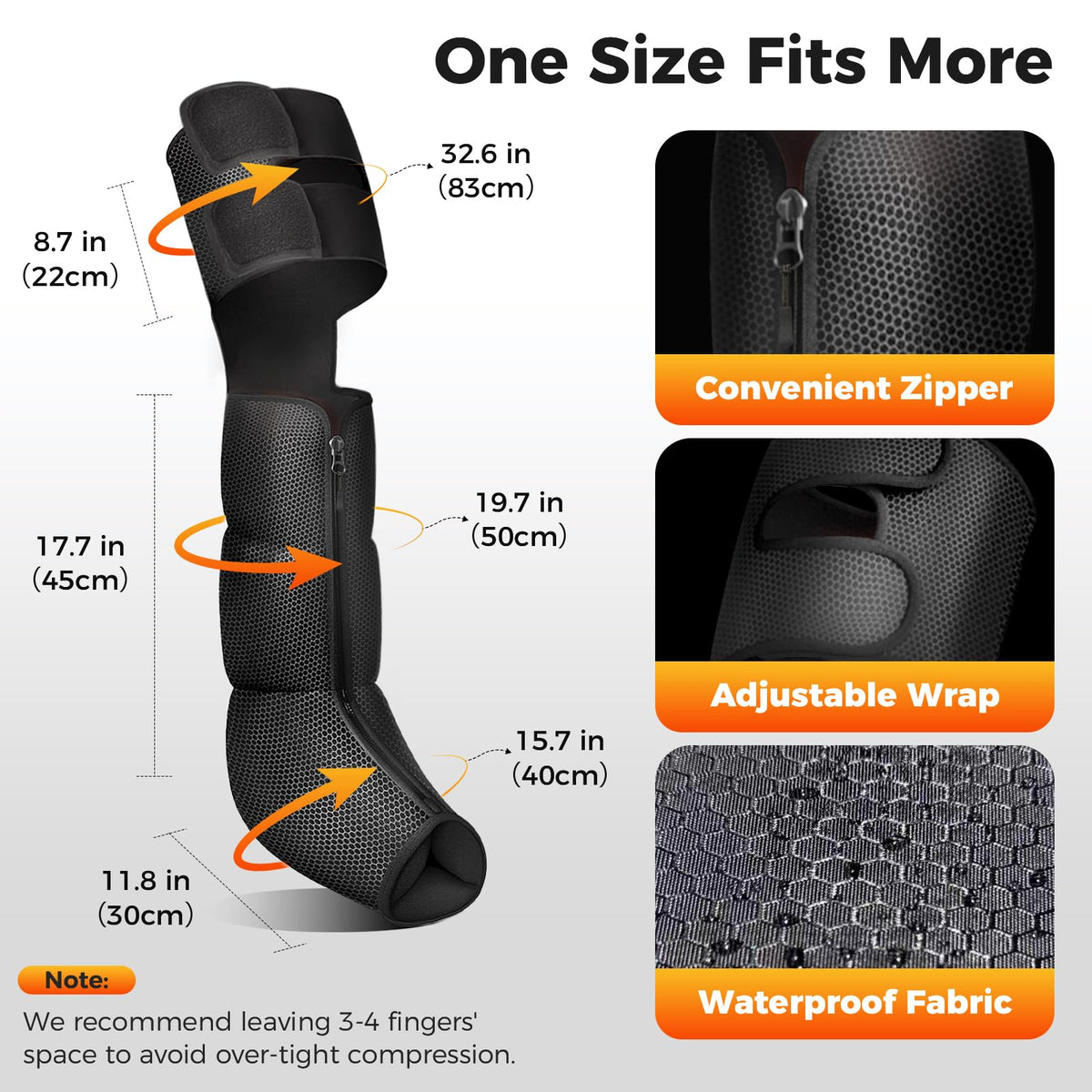 Nekteck Leg Compression Massager with Heat for Circulation and Pain Relief Feet