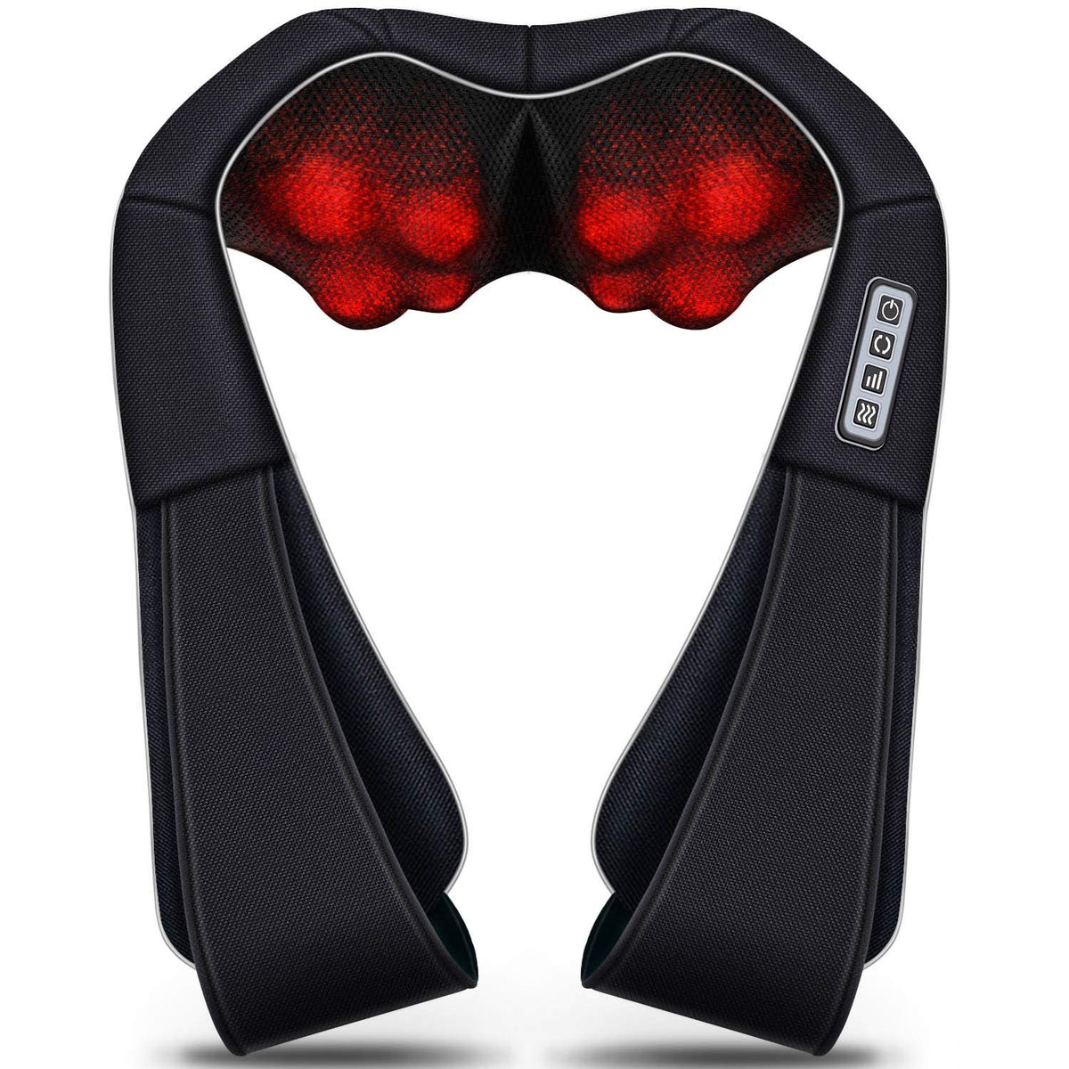 NEW Shiatsu Neck & Back Massager with Heat - VIKTOR JURGEN Deep Tissue Kneading 