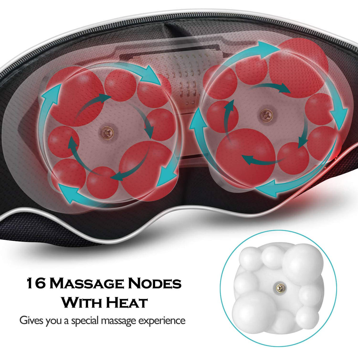 NEW Shiatsu Neck & Back Massager with Heat - VIKTOR JURGEN Deep Tissue Kneading