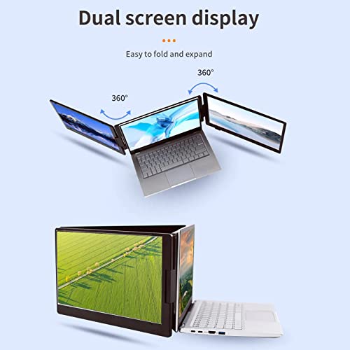Zopsc 14 Monitors Inch FHD IPS Dual Screen Extender USB Type C Port NEW