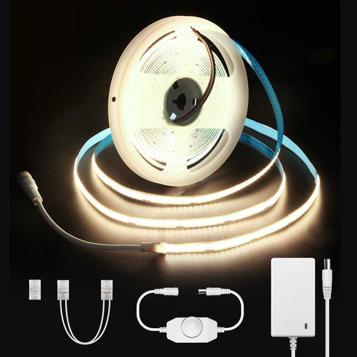 ALITOVE COB LED Strips LED Light Strip Natural White 4000K - High CRI NEW