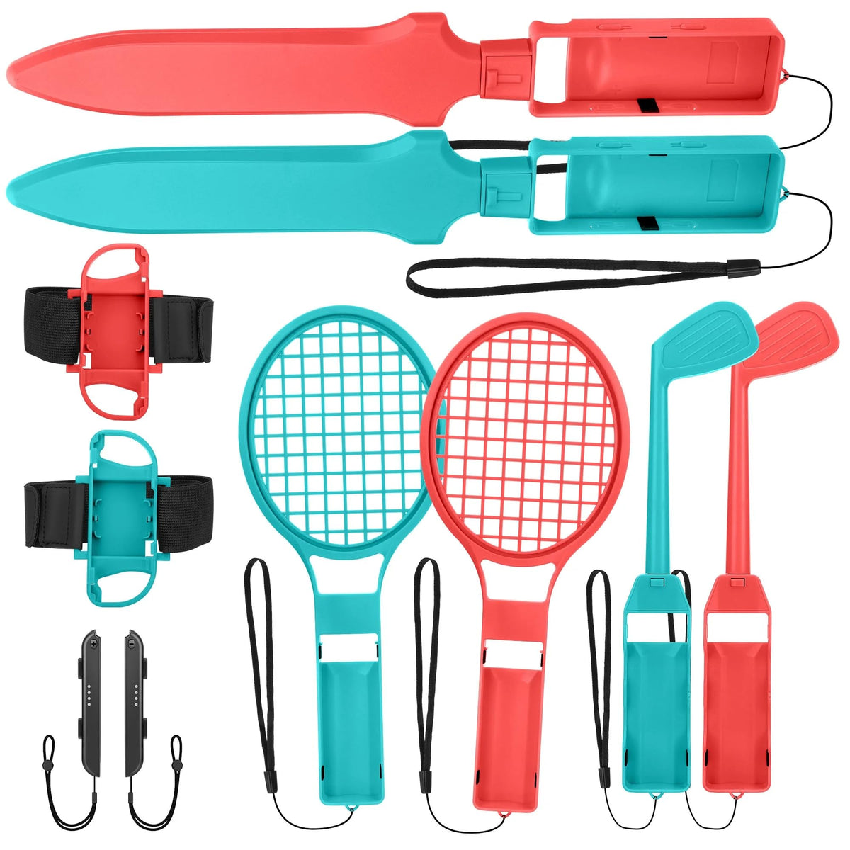 Perzomido 10 Accessory Kits in 1 Nintendo Switch Sports Accessories Bundle NEW