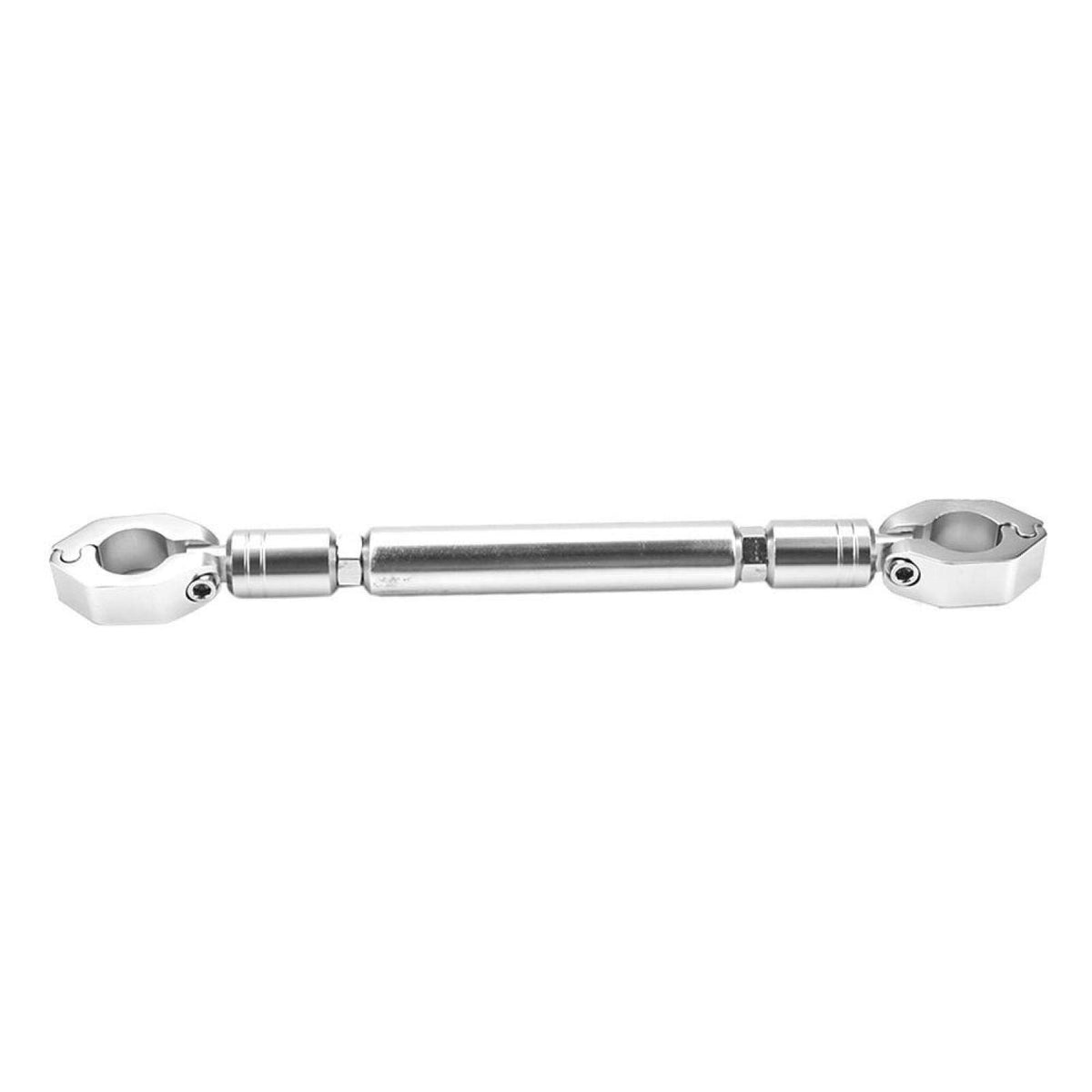 Akozon Motorcycle Handlebar Cross Bar Aluminum Silver Professional NEW