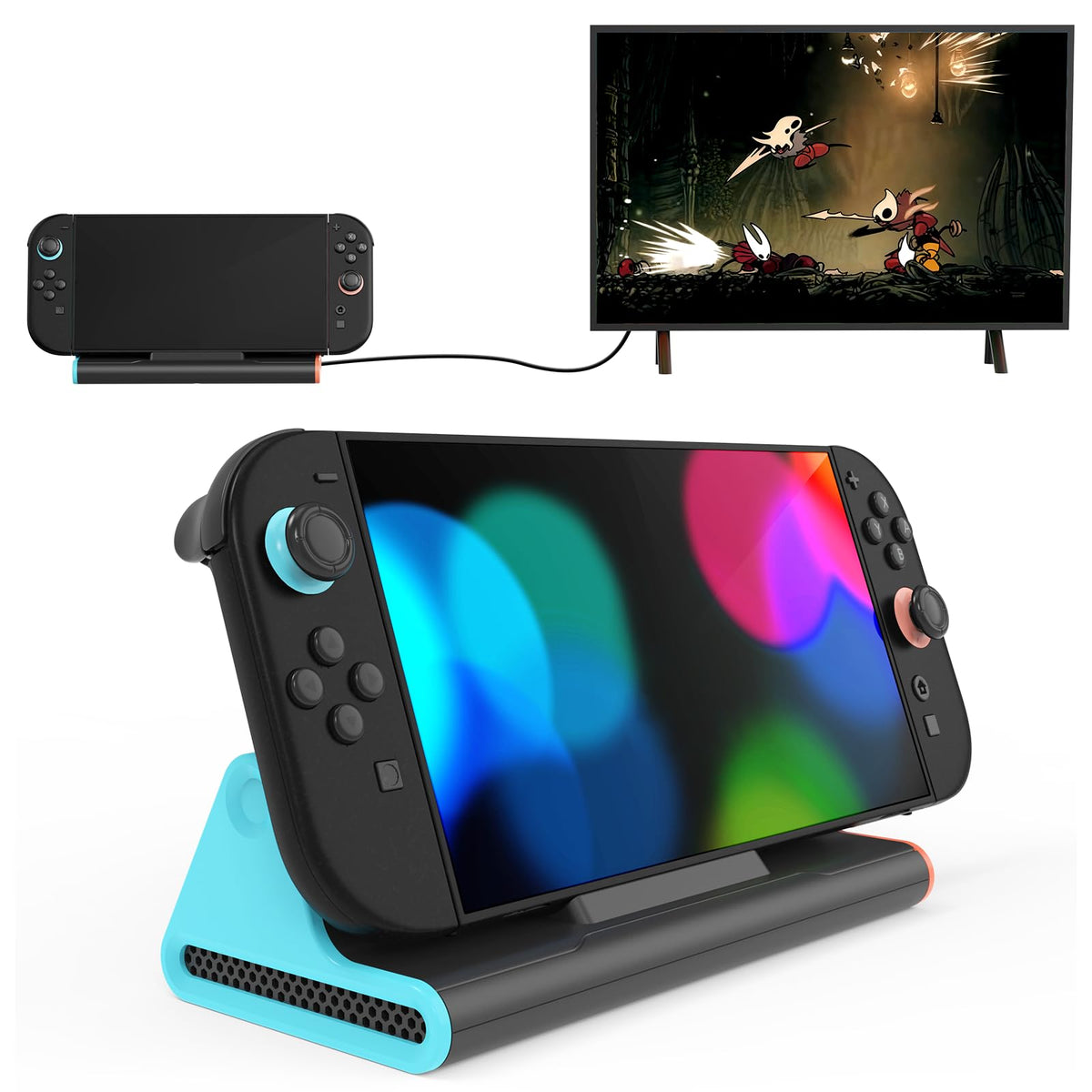 Rocketek Nintendo Switch 2 Dock Station Portable TV Docking Charger DEMO
